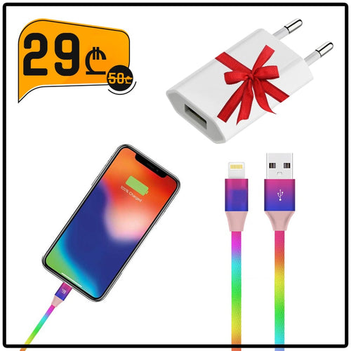 აიფონის დამტენი Dekkin DK-A64 + საჩუქარი USB Power Adaptor