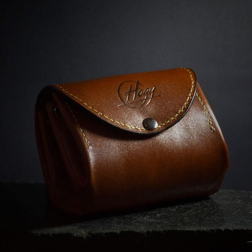 ქალის ხელნაკეთი ნატურალური ტყავის საფულე Hogy HG-62 Handmade Leather Wallet