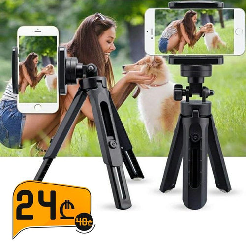 გასაშლელი ალუმინის შტატივი Tripod Support