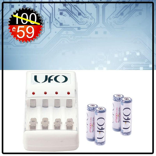 ელემენტების დამტენი Ufo Charger KN-8003