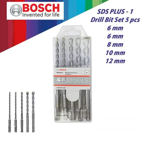 ბურღის ნაკრები (5ც) Bosch SDS plus-1 (2 608 579 120)