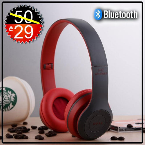 Bluetooth ყურსასმენი P47 Red UCO