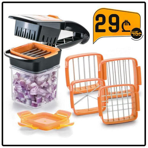 მულტიფუნქციური ხელის კომბაინი 5-1 ში Nicer Dicer Quick