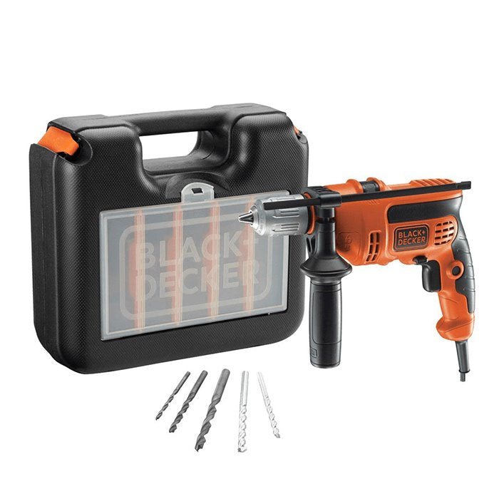 ელ. დრელი ჩაქუჩით 710W Black&decker CD714CRESKA-QS