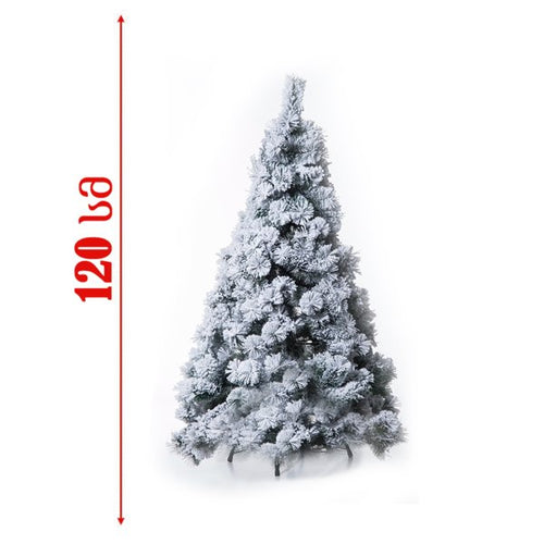 ნაძვის ხე 120 სმ (ფანტელების ეფექტით) Spoly