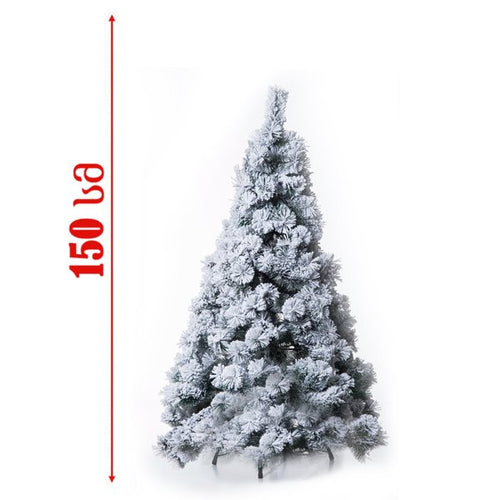 ნაძვის ხე 150 სმ (ფანტელების ეფექტით) Spoly