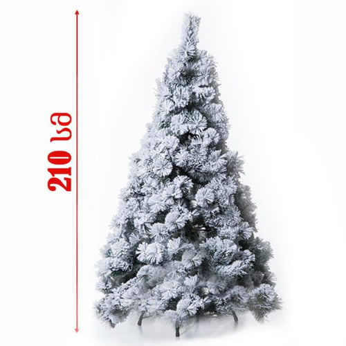 ნაძვის ხე 210 სმ (ფანტელების ეფექტით) Spoly