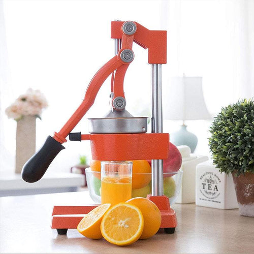 მძიმე მექანიკური წვენსაწური SilverKitchen SK-2001 Orange