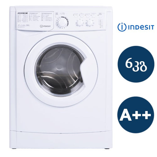 სარეცხი მანქანა 6 კგ INDESIT E2SC 2160 W UA კლასი A++